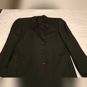 Canali Proposta Blazer 52R Black 100% Wool Made in Italy Menswear